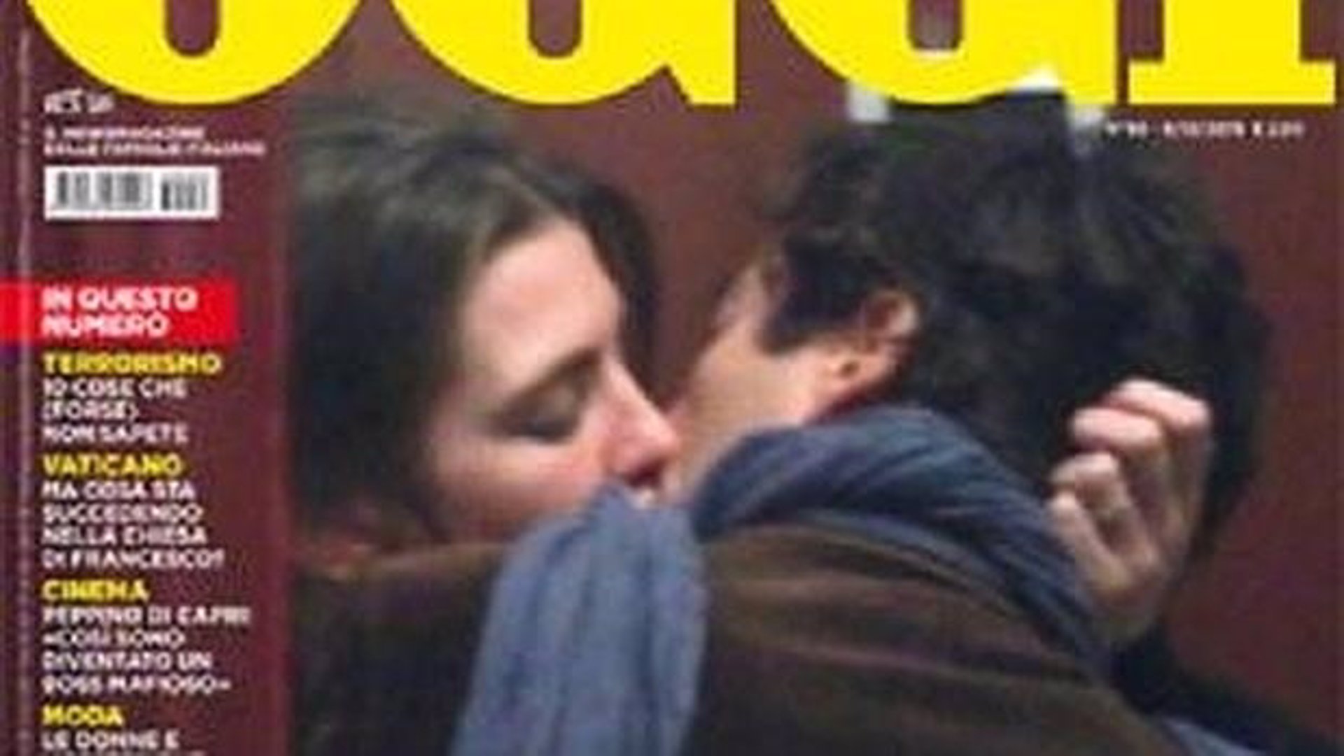 Carlota Casiraghi  y Lamberto Sanfelice, beso de película
