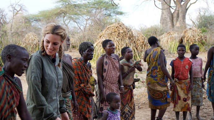 Edurne en Tanzania con 'Planeta Calleja'