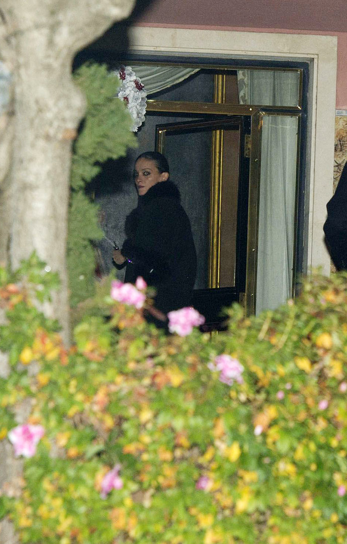 Laura Ponte exnuera de la Infanta Pilar en la cena como uno más