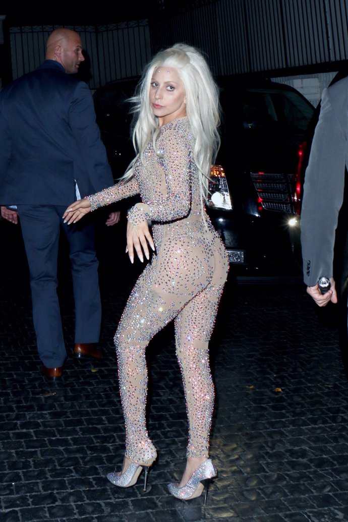 lady gaga en la fiesta tras los american music awards