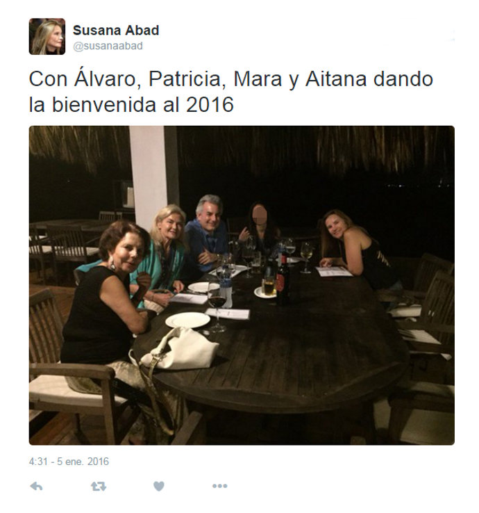 tuit alvaro llosa con su familia