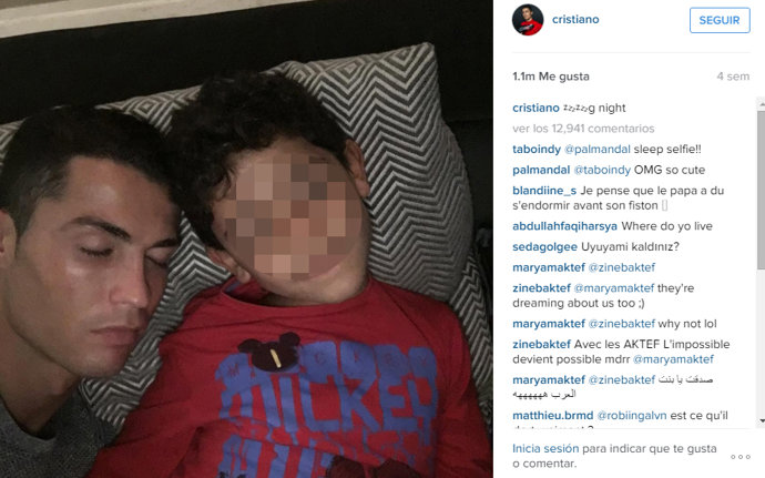 cristiano ronaldo selfie