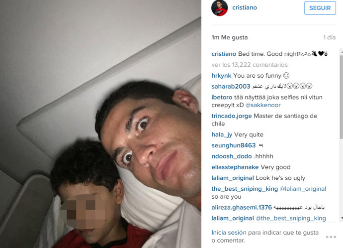 selfie cristiano ronaldo