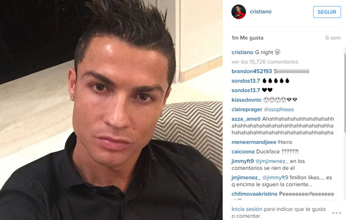 selfie cristiano ronaldo
