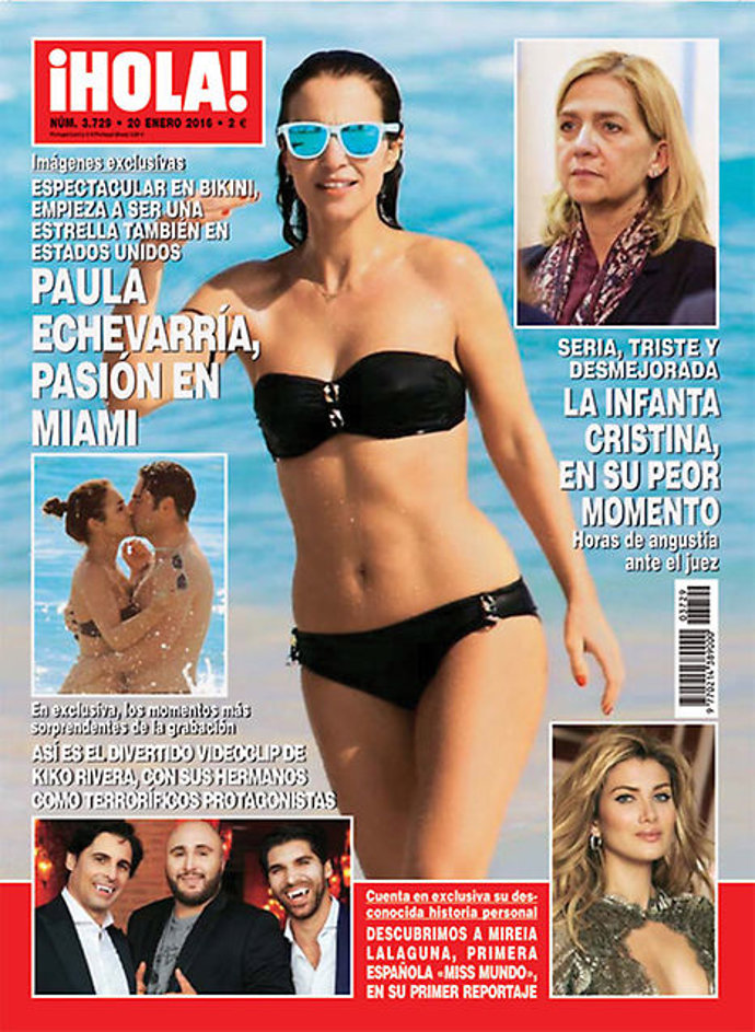 paula echevarría en la portada de la revista hola