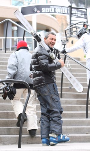 Antonio Banderas, preparado para esquiar