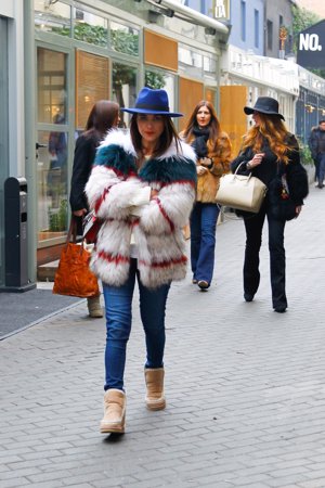 Paula Echevarría look boho chic con 