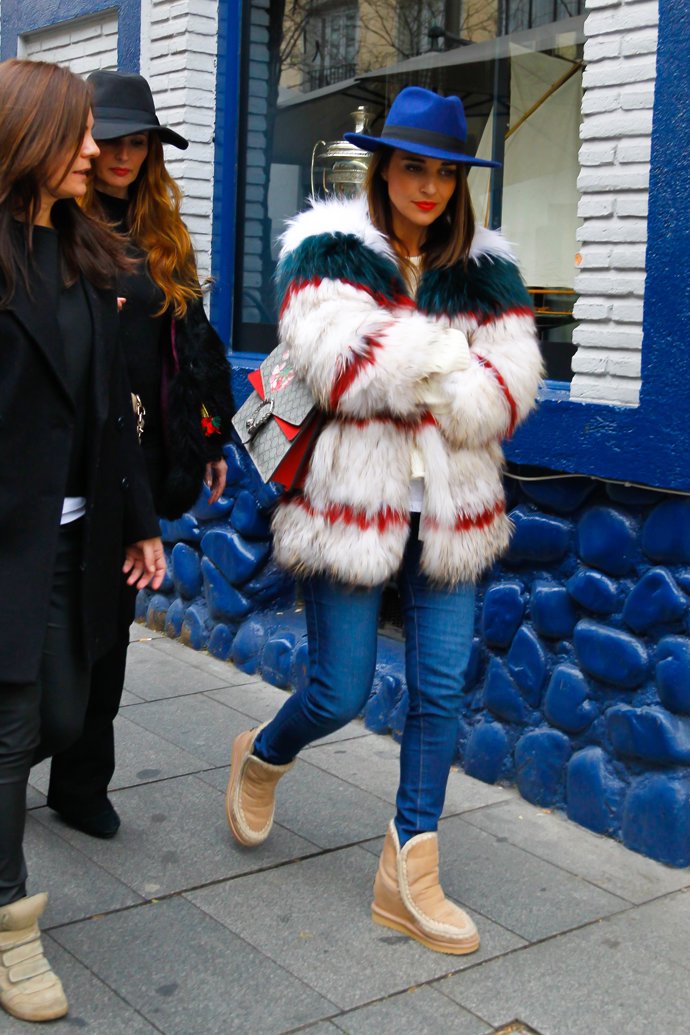 Paula Echevarría look boho chic con "las pencas"