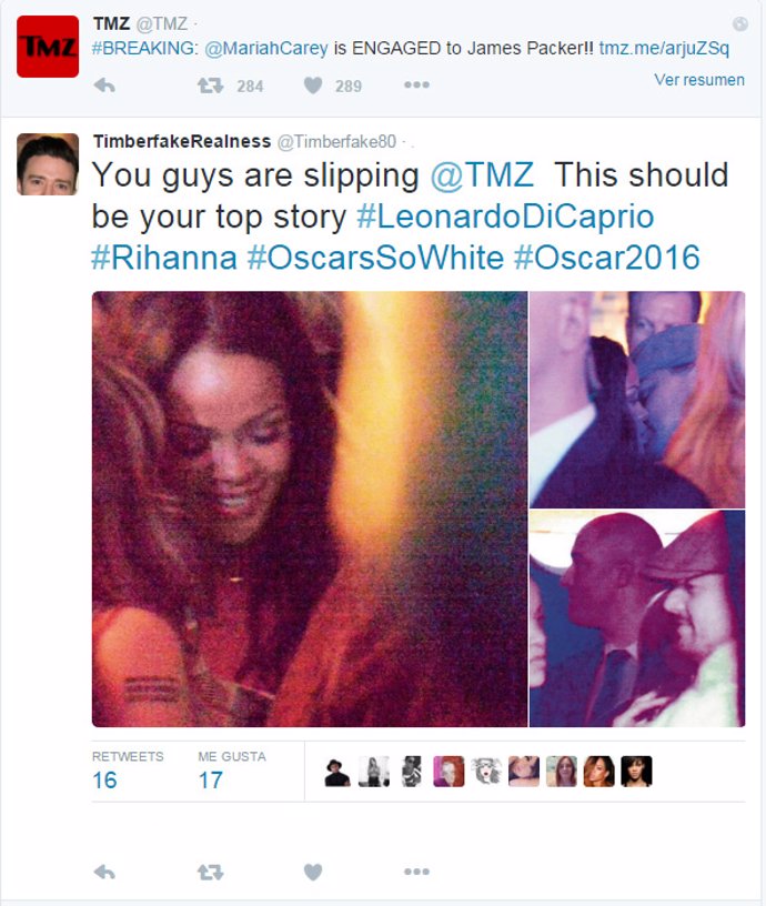 leonardo dicaprio rihanna