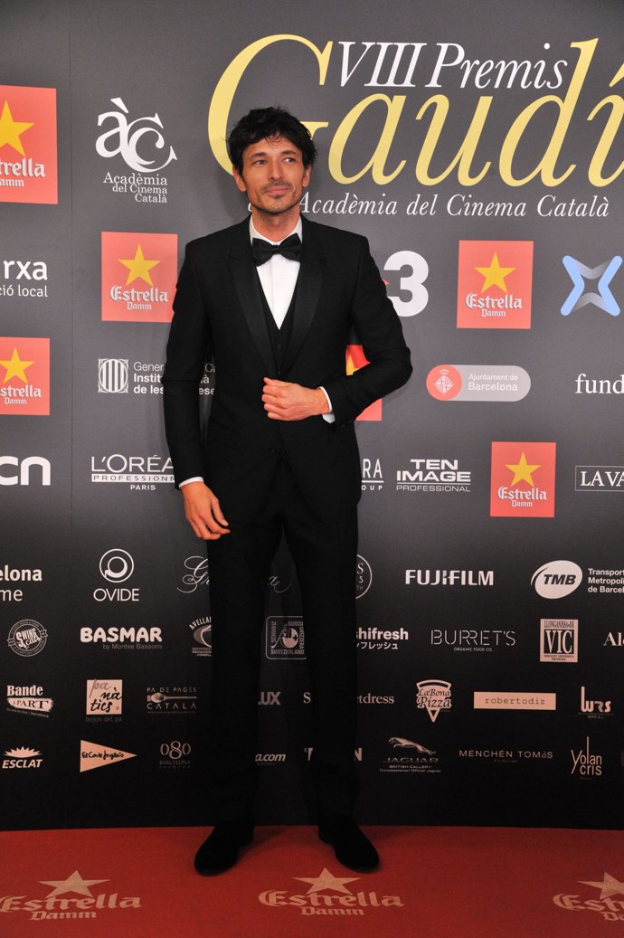 Andrés Velencoso fue uno de los invitados a los premios Gaudí
