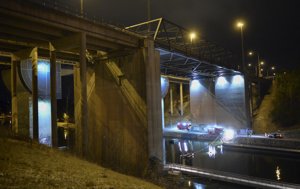 Escenario del accidente del coche de Viola Beach