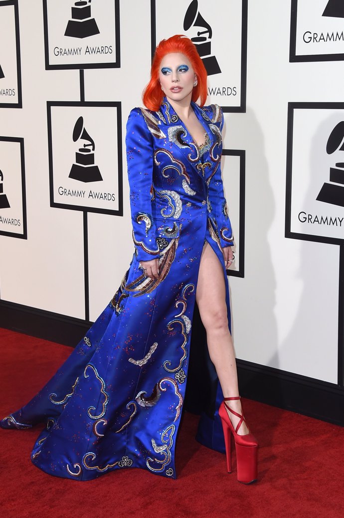 lady gaga en los grammys