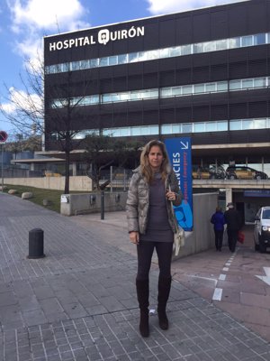 Arantxa Sánchez Vicario visita en el hospital a su padre preocupada