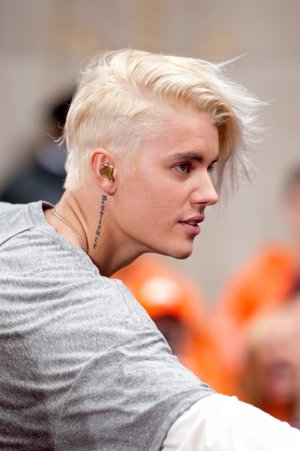 Justin Bieber: rubio platino