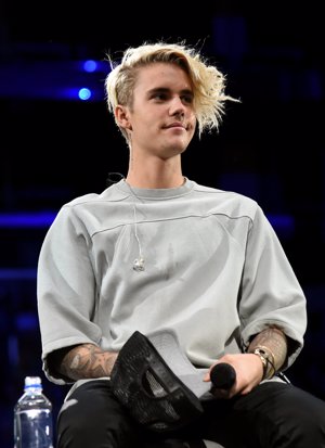 Justin Bieber: rubio platino