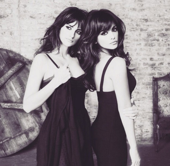 Guapísimas Penélope y Mónica Cruz