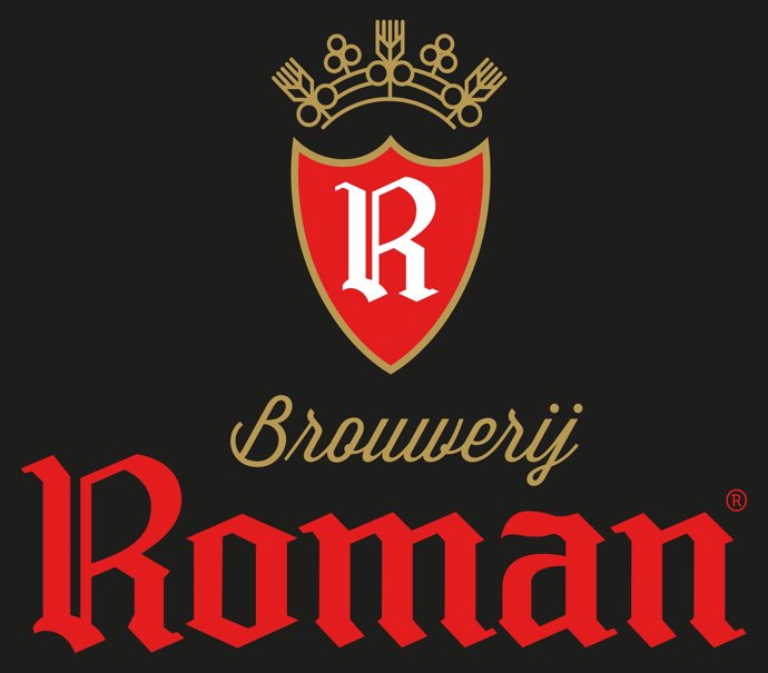 Grupo Roman Logo con fondo negro