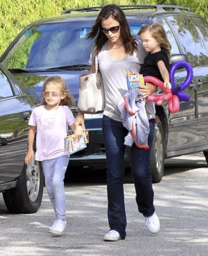 Jennifer Garner con sus hijas