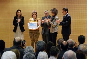 La Reina Sofía siempre con los enfermos