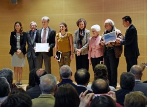 La Reina Sofía siempre con los enfermos