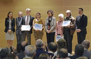 La Reina Sofía siempre con los enfermos