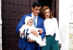 Bautizo de hijo de Beatriz Trapote y Víctor Janeiro