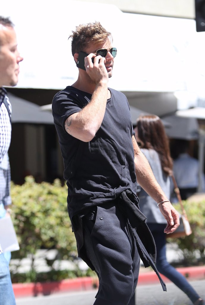 Ricky Martin, risas cómplices con su nuevo novio Jwan Yosef