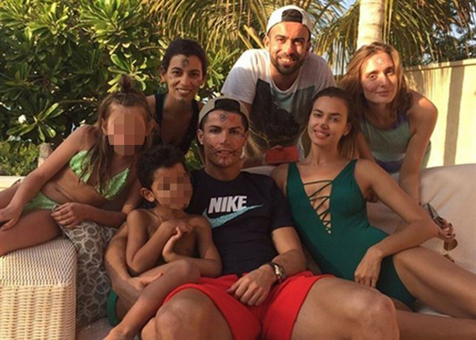 cristiano ronaldo e irina vacaciones en dubai