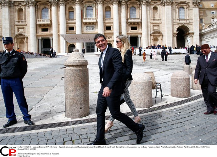 ANTONIO BANDERAS Y NICOLE KIMPEL