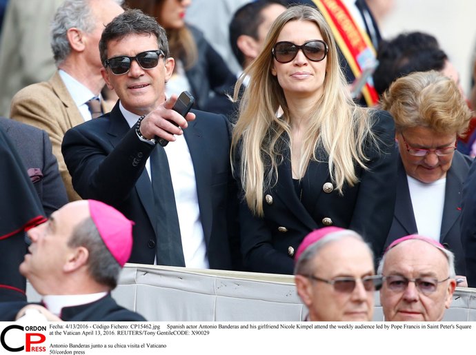 ANTONIO BANDERAS Y NICOLE KIMPEL