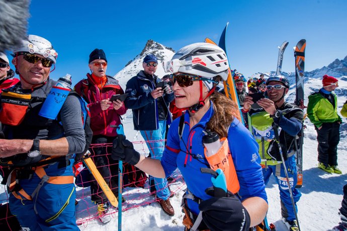 Pippa Middleton escala los Alpes suizos