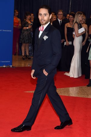 Jared Leto en la cena de los corresponsales de la Casa Blanca 2016  Getty