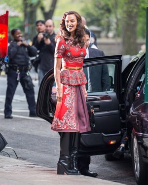 Irina Shay de Alexander McQueen como Kate Middleton