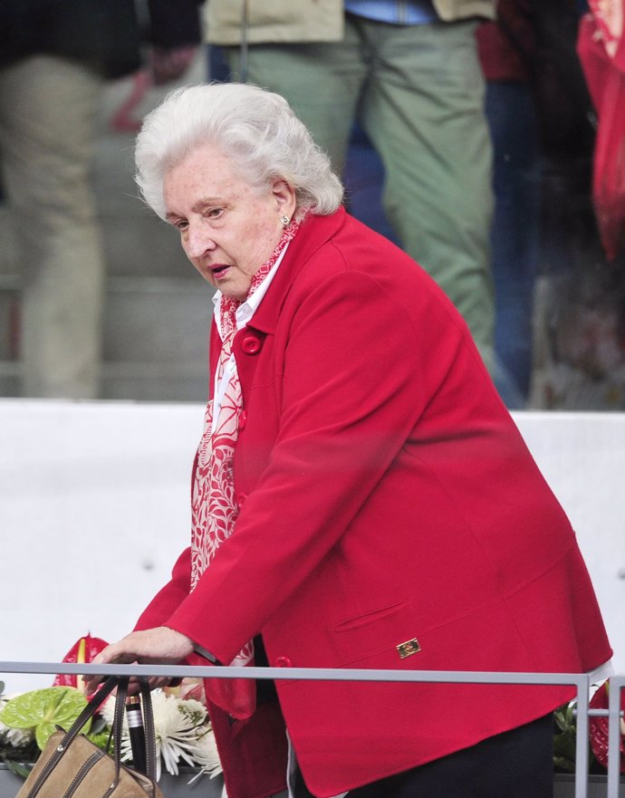 La infanta Pilar en la final del Open Madrid Mutia de tenis