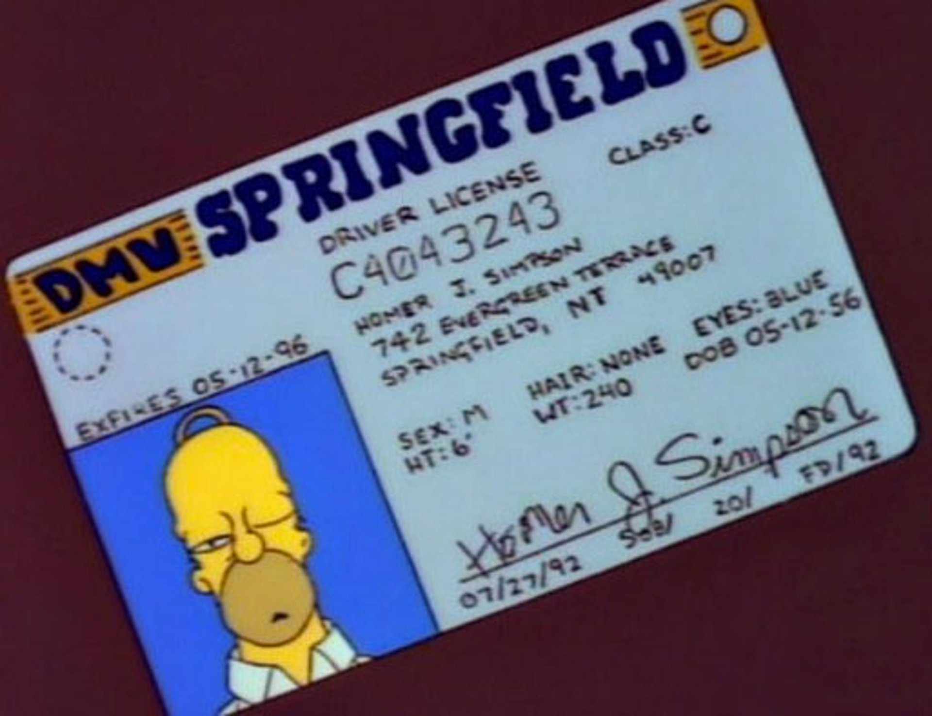 Homer simpson edad