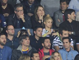 Shakira en la final de la Copa del Rey