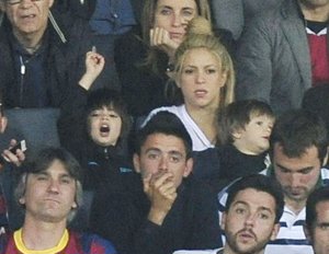 Shakira en la final de la Copa del Rey