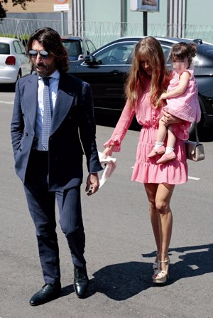 Comunión de la hija de Nuria González y Fernando Fernández Tapias