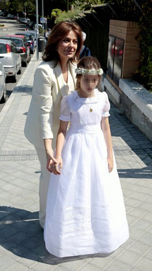 Comunión de la hija de Nuria González y Fernando Fernández Tapias