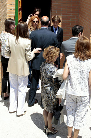 Comunión de la hija de Nuria González y Fernando Fernández Tapias