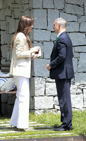 Comunión de la hija de Nuria González y Fernando Fernández Tapias