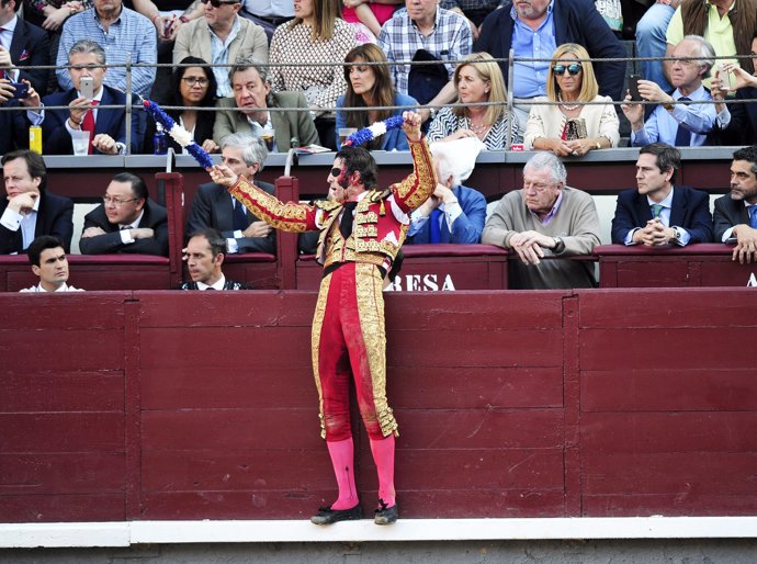José Padilla en la Plaza de toros de Las Ventas