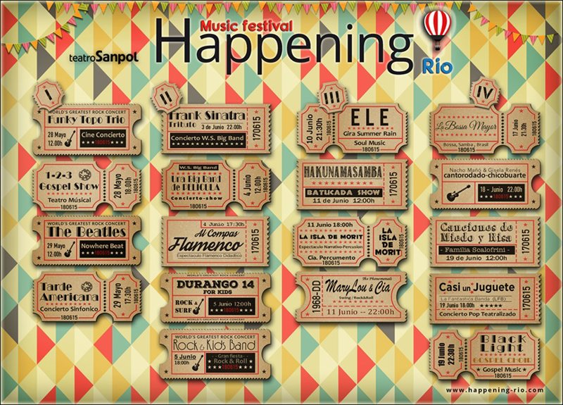 Cartel I Happening Rio Music Festival mayo 2016