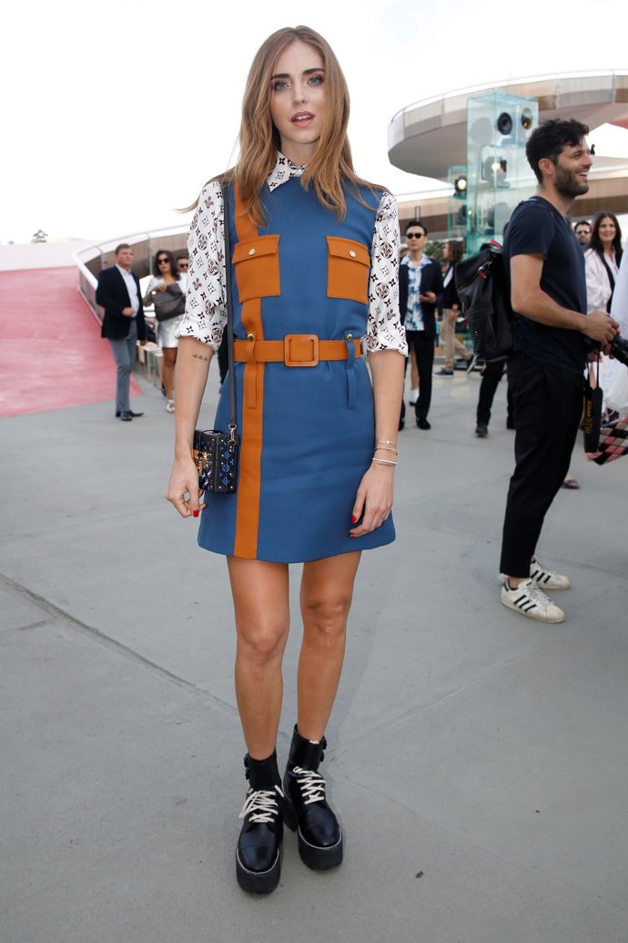 Chiara Ferragni en el desfile Crucero de Louis Vuitton en Río de Janeiro