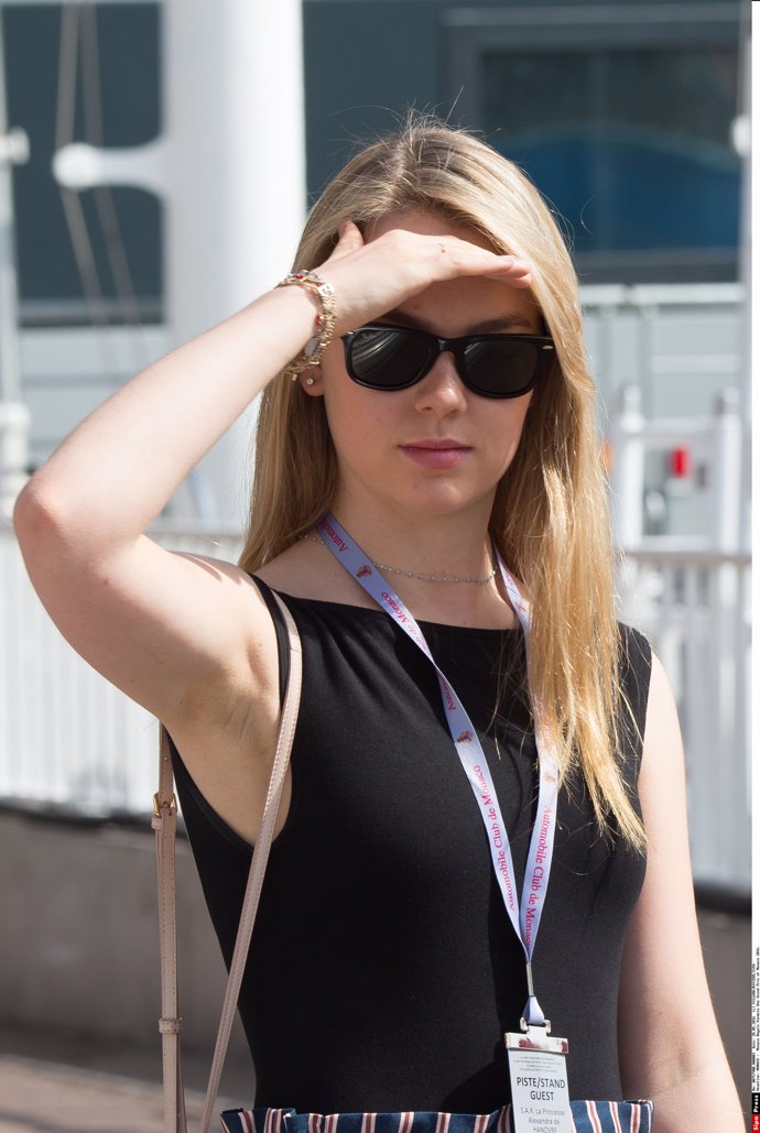 Alexandra de Hanover disfruta de la Fórmula 1 en Montecarlo
