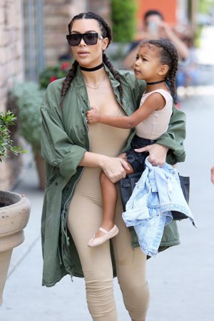 Kim Kardashian con su hija Kanye West, Cordon Press