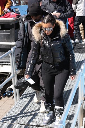 Kim Kardashian esquiando, Cordon Press