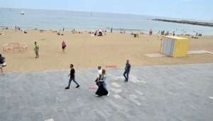 Bar Rafaeli y su marido Adi Ezra en BarcelonaDavid Oller