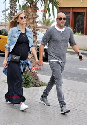 Bar Rafaeli y su marido Adi Ezra en BarcelonaDavid Oller