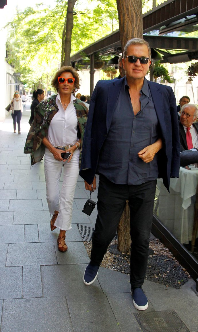 Mario Testino y Naty Abascal, juntos por las calles de Madrid